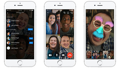 Facebook Messenger cho phép thực hiện gọi video nhóm