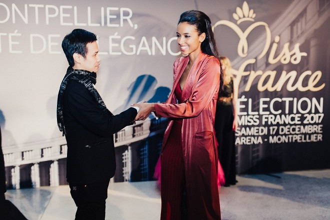 NTK Hoàng Hải, nam vương Văn Sơn bảnh bao tại chung kết Hoa hậu Pháp 2017