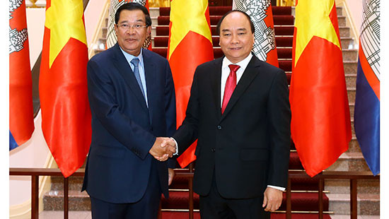 Hội đàm Thủ tướng Việt Nam-Campuchia: Thúc đẩy quan hệ 2 nước phát triển sâu rộng, vững chắc