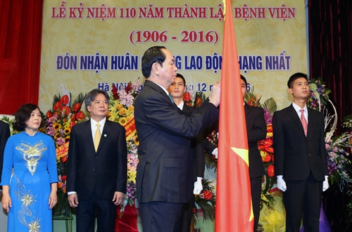 Chủ tịch nước mong BV Việt Đức phát triển xứng đáng là BV chuyên khoa Hạng đặc biệt