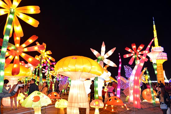 Hàng vạn người chen chân thưởng ngoạn Lễ hội đèn lồng Việt Nam- Hàn Quốc 2016