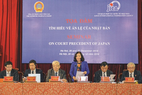 Tọa đàm tìm hiểu về hệ thống án lệ của Nhật Bản: Học hỏi kinh nghiệm để hoàn thiện chế định án lệ ở Việt Nam