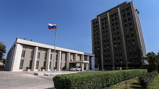 Đại sứ quán Nga ở Syria liên tục bị nã đạn