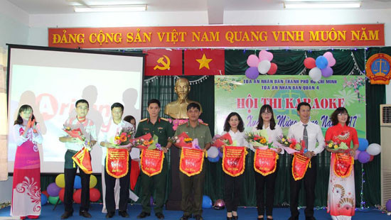 TAND quận 4, Tp Hồ Chí Minh tổ chức hội thi hát karaoke