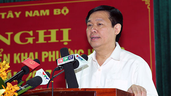 Phó Thủ tướng Vương Đình Huệ chủ trì Hội nghị Ban Chỉ đạo Tây Nam Bộ