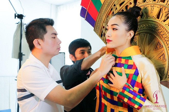 Lệ Hằng tiết lộ hình ảnh đầu tiên của quốc phục diện tại Miss Universe 2016