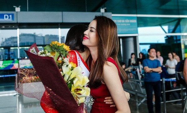 Á hậu Lệ Hằng chính thức lên đường sang Philippines dự Miss Universe 2016