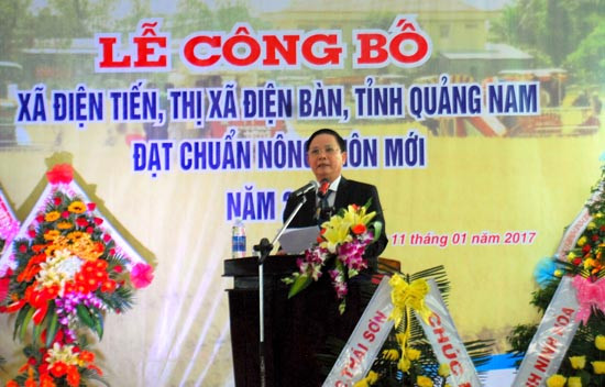 Xã Điện Tiến, thị xã Điện Bàn, tỉnh Quảng Nam: Vượt khó về đích nông thôn mới