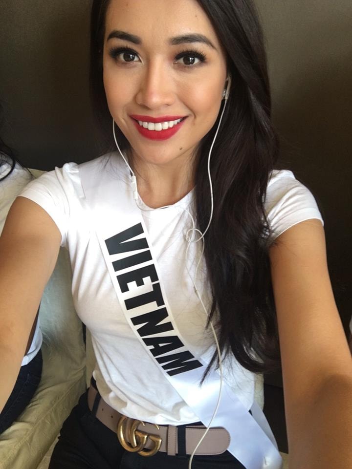 Lệ Hằng xuất hiện trên fanpage chính thức của Miss Universe 2016