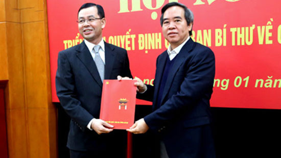 Bổ nhiệm ông Ngô Văn Tuấn làm Phó trưởng Ban Kinh tế Trung ương