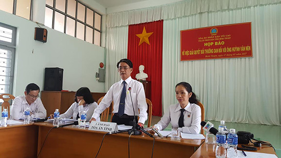 Ông Huỳnh Văn Nén đồng ý mức bồi thường hơn 10 tỷ đồng