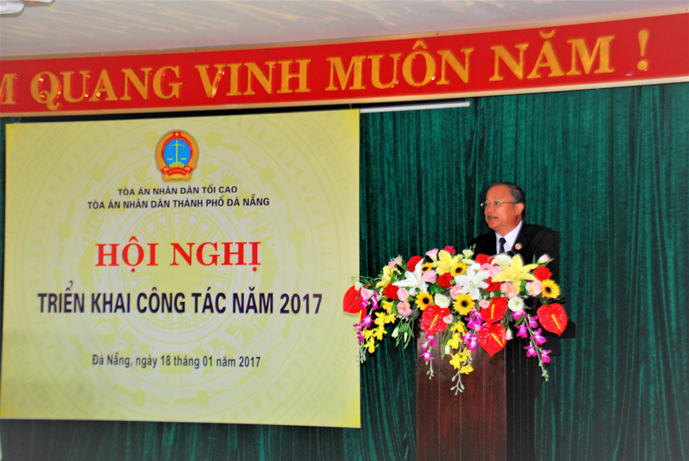 TAND TP Đà Nẵng tổng kết công tác năm 2016, triển khai nhiệm vụ năm 2017