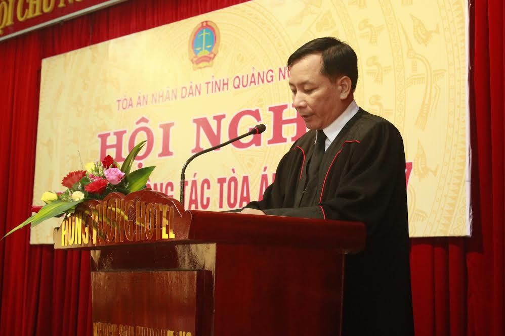 TAND tỉnh Quảng Ngãi tổ chức Hội nghị triển khai công tác năm 2017