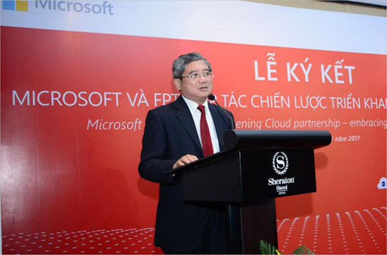 Microsoft và Fpt hợp tác chiến lược triển khai dịch vụ đám mây