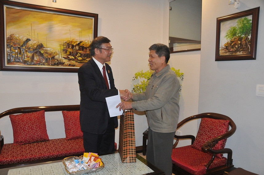 Phó Chánh án TANDTC Nguyễn Sơn chúc Tết nguyên lãnh đạo TANDTC, Trọng tài Kinh tế Nhà nước