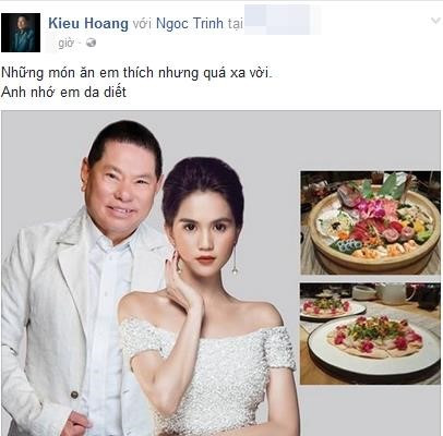 Ngọc Trinh khóa facebook, Hoàng Kiều xóa ảnh tình tứ