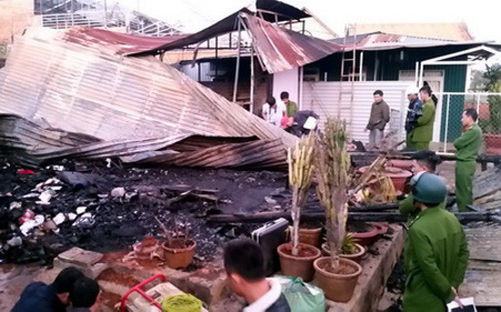 Lâm Đồng: Cháy nhà ngày giáp Tết khiến 2 bé trai thiệt mạng