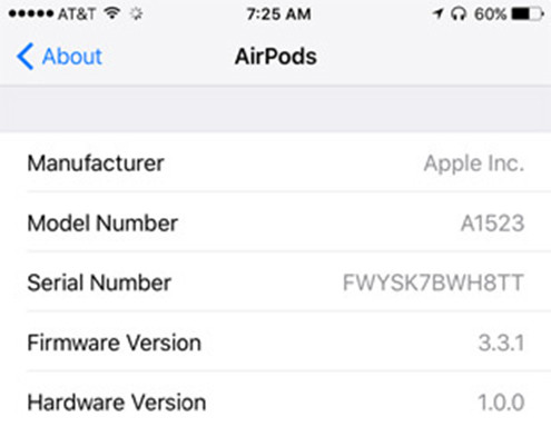 Apple phát hành bản cập nhật firmware đầu tiên cho AirPods