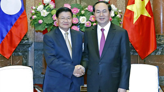 Chủ tịch nước, Chủ tịch Quốc hội tiếp Thủ tướng Lào Thongloun Sisoulith