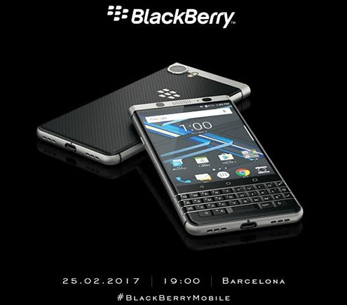 25/2, BlackBerry ra mắt điện thoại Android mới có bàn phím QWERTY