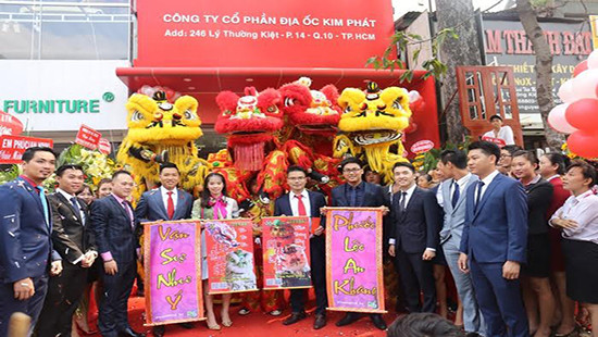 Công ty cổ phần Địa ốc Kim Phát khai xuân đón lộc năm mới