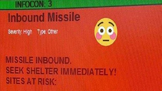 Căn cứ không quân Mỹ “thót tim” vì báo động nhầm tên lửa tấn công