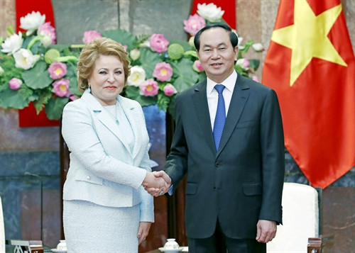 Chủ tịch QH Nguyễn Thị Kim Ngân, Chủ tịch nước Trần Đại Quang hội đàm; tiếp Chủ tịch Hội đồng LB Nga