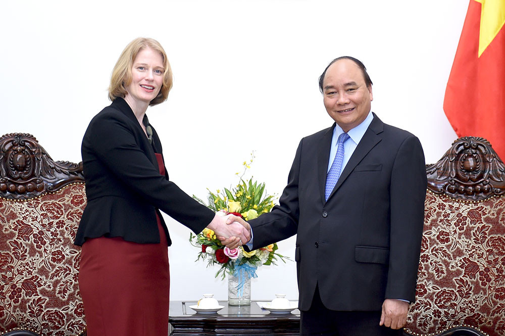 Thủ tướng Nguyễn Xuân Phúc tiếp khách quốc tế
