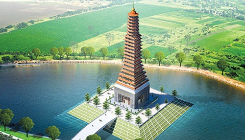 Đại gia Vũ Văn Tiền mạnh tay tài trợ gần 100 tỷ xây Tháp Thái Bình