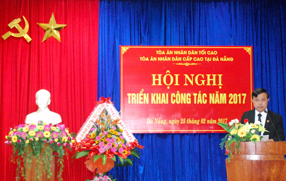TAND cấp cao tại Đà Nẵng tổ chức hội nghị triển khai công tác năm 2017