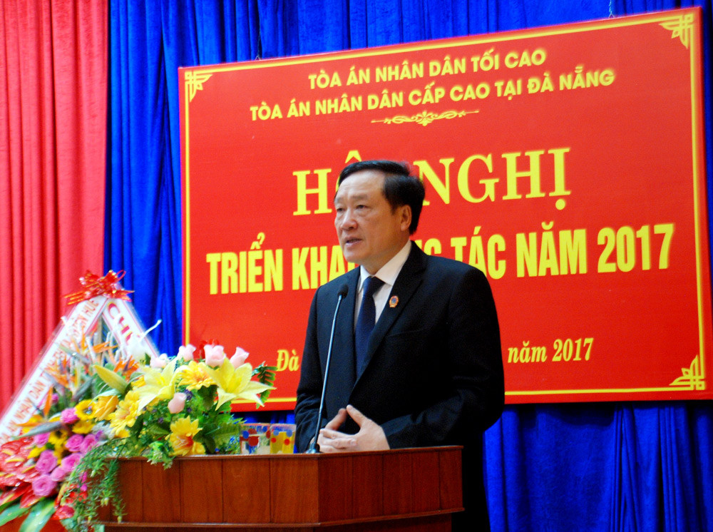 TAND cấp cao tại Đà Nẵng tổ chức hội nghị triển khai công tác năm 2017