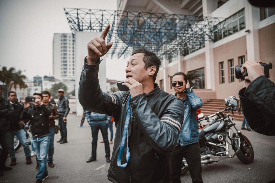 MC Vũ Anh Tuấn cùng 160 biker diễu hành tưởng nhớ Trần Lập