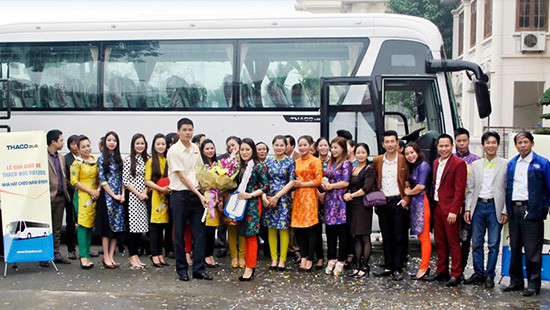 Thaco đã trao tặng nhiều xe cho các chương trình xã hội – từ thiện