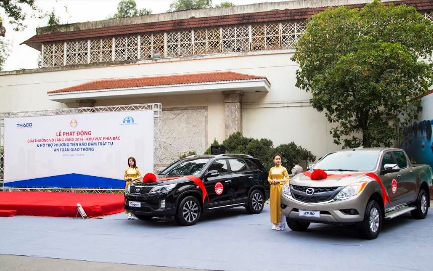 Thaco đã trao tặng nhiều xe cho các chương trình xã hội – từ thiện