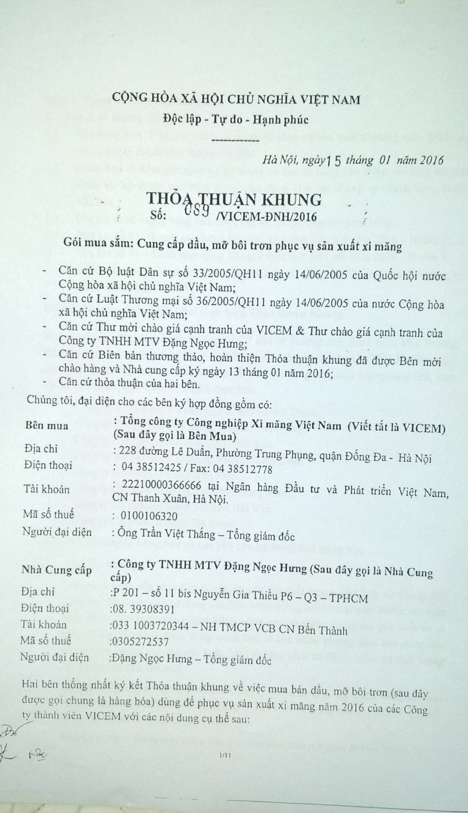 Vicem: Những quyết định vi phạm Luật Đấu thầu của ông Trần Việt Thắng