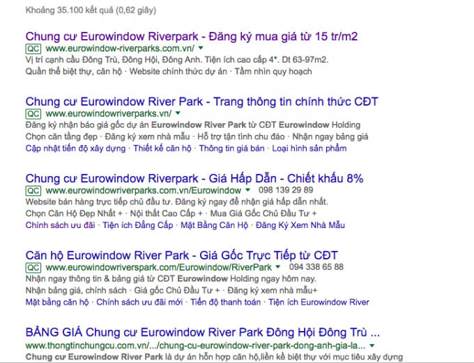 Dự án Eurowindow River Park: Cần xem lại việc rao bán nhà trên giấy!