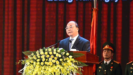 Thủ tướng: Quảng Nam cần trở thành tỉnh giàu có toàn diện của miền Trung, Tây Nguyên
