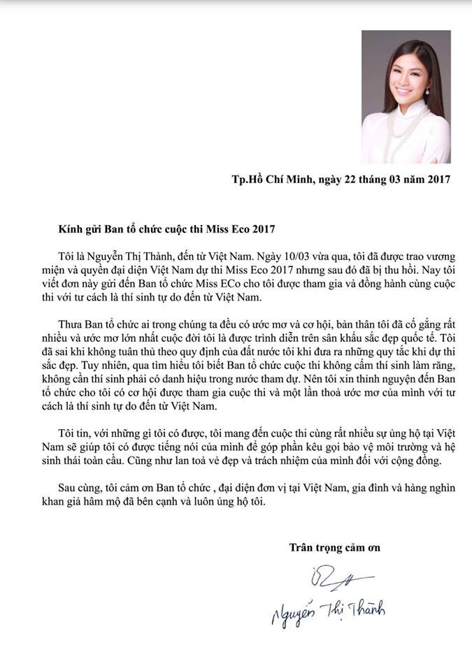 Nguyễn Thị Thành khẳng định không trốn lệnh triệu tập 