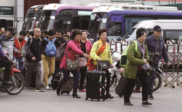 Khách du lịch Trung Quốc đến Việt Nam tăng 