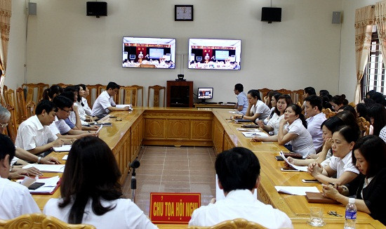 TAND tỉnh Thanh Hóa tổ chức Hội nghị trực tuyến sơ kết 6 tháng đầu năm 2017