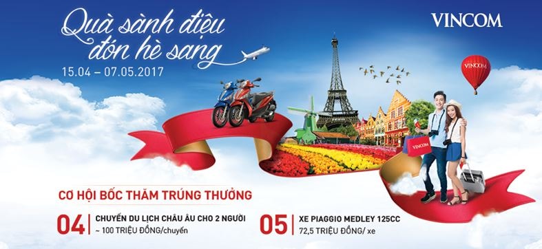 Đến Vincom nhận quà sành điệu đón hè sang