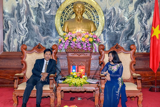 Phó Chánh án TANDTC Nguyễn Thúy Hiền tiếp Đoàn đại biểu cấp cao Bộ Tư pháp Lào