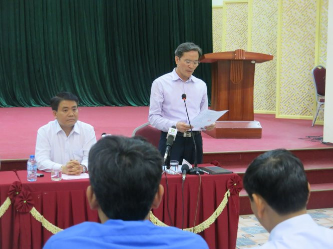 Chủ tịch Nguyễn Đức Chung: “Cán bộ chỉ có bảo vệ dân, không có đàn áp dân”