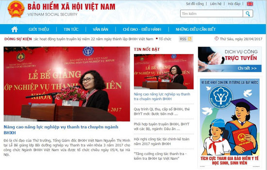 Ra mắt phiên bản nâng cấp Cổng thông tin điện tử BHXH Việt Nam