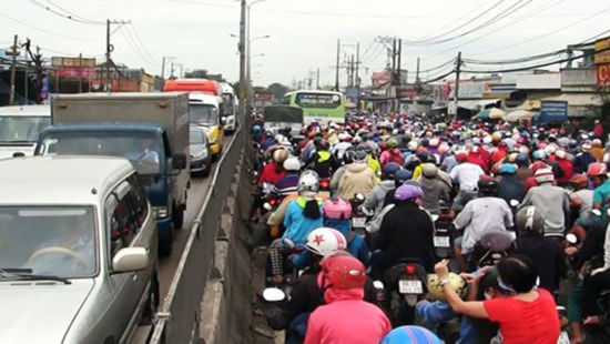 TP.HCM: Rời thành phố về nghỉ lễ trong 