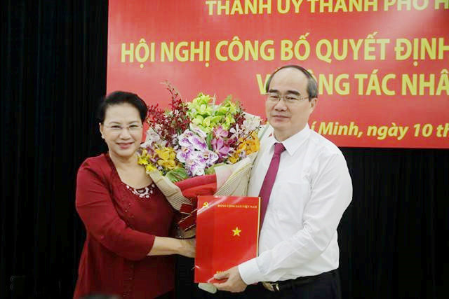 Ông Nguyễn Thiện Nhân trở thành tân Bí thư Thành ủy TP HCM