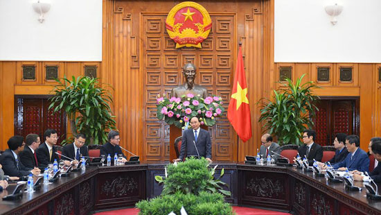 Thủ tướng Nguyễn Xuân Phúc tiếp đoàn doanh nghiệp Hong Kong