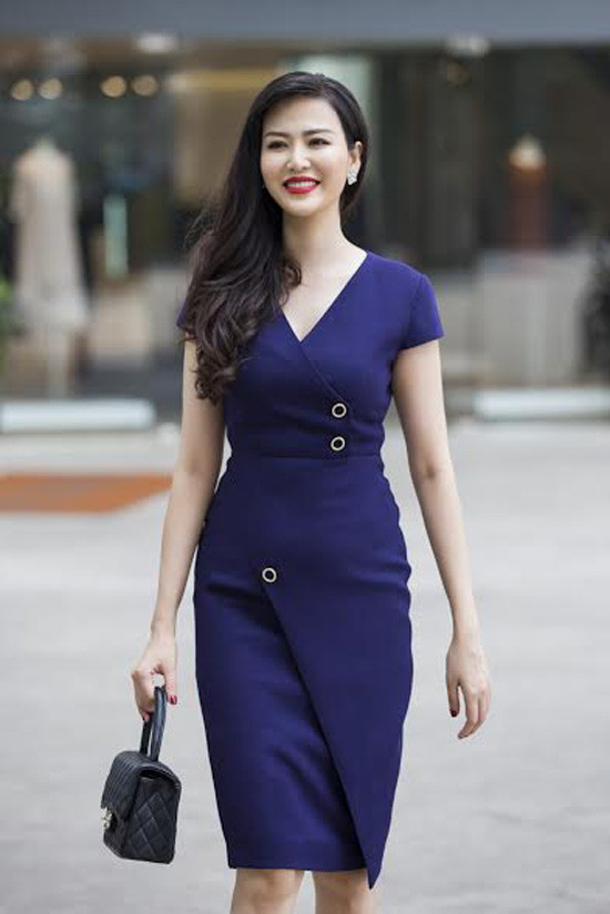 Hoa hậu Thu Thủy tiết lộ bí quyết dáng chuẩn, mặc sành
