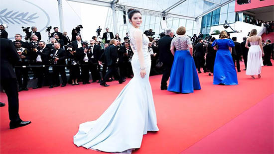 Công chúa Lý Nhã Kỳ đẹp kiêu sa trên thảm đỏ LHP Cannes