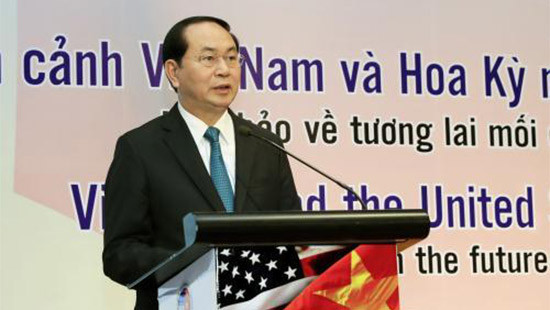 Chủ tịch nước: Quan hệ Việt Nam-Hoa Kỳ tiến triển nhanh chóng, thực chất và toàn diện